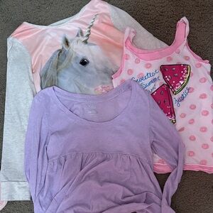 justice girls top lot